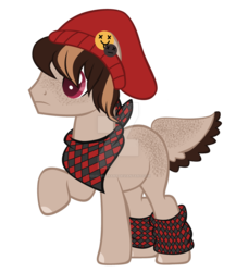 Size: 1280x1474 | Tagged: safe, artist:magicdarkart, oc, oc only, earth pony, pony, deer tail, deviantart watermark, male, obtrusive watermark, simple background, solo, stallion, transparent background, watermark