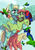 Size: 4404x6348 | Tagged: safe, artist:celestial-rainstorm, tree hugger, zephyr breeze, parrot, pony, g4, absurd resolution, female, male, ship:zephyrhugger, shipping, straight, tarzan