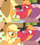 Size: 1600x1806 | Tagged: safe, edit, edited screencap, screencap, applejack, g4, growing up is hard to do, my little pony: friendship is magic, blanket, comic, couch, cushion, feeding, food, open mouth, plate, sad, screencap comic, sick, soup, spoon