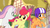 Size: 1600x900 | Tagged: safe, screencap, apple bloom, scootaloo, sweetie belle, g4, growing up is hard to do, my little pony: friendship is magic, buzzing wings, cute, cutealoo, cutie mark, cutie mark crusaders, galloping, helmet, older, older apple bloom, older cmc, older scootaloo, older sweetie belle, ponyville, saddle bag, scooter, smiling, the cmc's cutie marks, wings