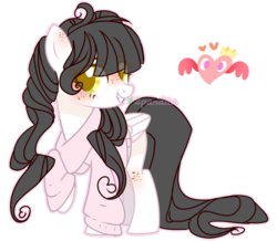 Size: 1024x894 | Tagged: safe, artist:2pandita, oc, oc only, pegasus, pony, clothes, female, mare, simple background, solo, sweater, transparent background