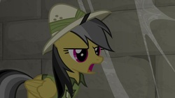 Size: 1920x1080 | Tagged: safe, screencap, daring do, pony, daring doubt, g4, clothes, female, hat, mare, pith helmet, shirt, solo