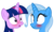 Size: 952x576 | Tagged: safe, artist:navitaserussirus, edit, trixie, twilight sparkle, pony, g4, female, lesbian, ship:twixie, shipping, vector