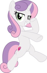 Size: 5500x8420 | Tagged: safe, artist:jhayarr23, sweetie belle, pony, unicorn, g4, growing up is hard to do, absurd resolution, bipedal, cute, diasweetes, female, lidded eyes, mare, older, older sweetie belle, simple background, smiling, solo, transparent background, vector