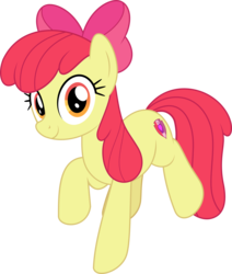 Size: 5500x6472 | Tagged: safe, artist:jhayarr23, apple bloom, earth pony, pony, g4, growing up is hard to do, absurd resolution, adorabloom, cute, female, mare, older, older apple bloom, simple background, solo, transparent background, vector