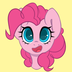 Size: 900x900 | Tagged: safe, artist:spoopygander, pinkie pie, earth pony, pony, g4, cute, female, happy, looking at you, smiling, smiling at you, solo
