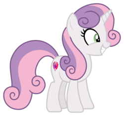 Size: 1917x1801 | Tagged: safe, artist:sonofaskywalker, sweetie belle, pony, unicorn, g4, growing up is hard to do, cutie mark, female, grin, mare, older, older sweetie belle, simple background, smiling, solo, the cmc's cutie marks, transparent background, vector