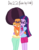 Size: 2000x2550 | Tagged: safe, artist:bigpurplemuppet99, saffron masala, twilight sparkle, equestria girls, g4, 22, 30 day otp challenge, afro, equestria girls-ified, female, high res, lesbian, shipping, side by side, twiffron