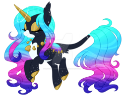 Size: 1000x800 | Tagged: safe, artist:crystal-tranquility, oc, oc only, original species, pond pony, deviantart watermark, female, mare, obtrusive watermark, simple background, solo, transparent background, watermark