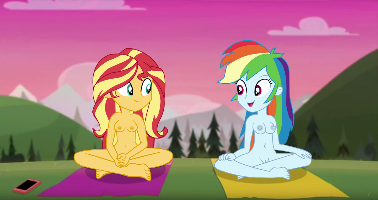 2135208 - explicit, artist:marcorulezzz, edit, edited screencap, screencap,  rainbow dash, equestria girls, g4, my little pony equestria girls: better  together, wake up!: rainbow dash, absurd resolution, areola, barefoot,  belly button, breasts, casual