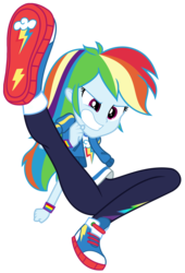 Size: 1289x1898 | Tagged: safe, artist:amgiwolf, rainbow dash, do it for the ponygram!, equestria girls, g4, my little pony equestria girls: better together, converse, female, geode of super speed, magical geodes, shoes, simple background, solo, transparent background, vector