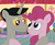 Size: 994x823 | Tagged: safe, discord, pinkie pie, pony, g4, female, husband and wife, love, male, mare, ponified, ship:discopie, shipping, spending time, stallion, straight, sugarcube corner