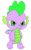 Size: 626x1024 | Tagged: safe, color edit, edit, editor:undeadponysoldier, spike, dragon, g4, my little pony: the movie, angry, colored, fangs, male, simple background, solo, spike is not amused, transparent background, unamused, vector