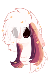 Size: 630x921 | Tagged: safe, artist:php146, oc, oc only, oc:ayaka, pony, alternate design, bust, female, mare, ponified, portrait, simple background, solo, species swap, white background