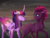 Size: 4000x3000 | Tagged: safe, artist:venommocity, tempest shadow, twilight sparkle, alicorn, pony, unicorn, g4, alternate timeline, ashlands timeline, barren, broken horn, colored wings, curved horn, eye scar, female, horn, implied genocide, mare, multicolored wings, post-apocalyptic, scar, twilight sparkle (alicorn), wasteland, wings