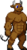 Size: 272x512 | Tagged: safe, artist:kelvin shadewing, minotaur, pony, base, male, pixel art, solo, sprite, template