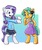 Size: 1067x1280 | Tagged: safe, artist:likeshine, rarity, snails, pony, unicorn, g4, alternate hairstyle, bipedal, clothes, crossdressing, cute, dress, glitter shell, hairclip, happy, headphones, hoodie, male, miniskirt, skirt