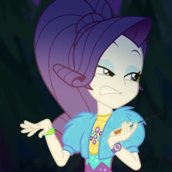 Size: 1077x1078 | Tagged: safe, screencap, rarity, equestria girls, equestria girls specials, g4, my little pony equestria girls: better together, my little pony equestria girls: sunset's backstage pass, cropped, female, geode of shielding, magical geodes, solo