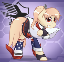 Size: 3160x3076 | Tagged: safe, artist:mrlolcats17, earth pony, pony, azur lane, capelet, cl-55, clothes, eagle union, high res, knight of the seas, lite crusier, ponified, shipmare, solo, uniform, uss cleveland, vector