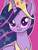 Size: 736x981 | Tagged: artist needed, safe, twilight sparkle, alicorn, pony, g4, the last problem, artis:beautiful ponies, blushing, epilogue, female, looking at you, mare, older, older twilight, older twilight sparkle (alicorn), pink background, princess twilight 2.0, simple background, smiling, solo, twilight sparkle (alicorn), ultimate twilight, white outline