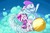 Size: 6000x4000 | Tagged: safe, artist:kovoranu, starlight glimmer, trixie, pony, unicorn, g4, clothes, crying, eyes closed, female, happy, hat, mare, rocket, scared, smiling, toy interpretation, trixie's hat, trixie's rocket