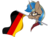 Size: 700x519 | Tagged: safe, artist:chazmazda, oc, oc only, pony, unicorn, bust, commission, flag, german flag, germany, male, mouth hold, shade, simple background, sketch, transparent background, ych result