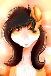 Size: 2000x3000 | Tagged: safe, artist:euspuche, oc, oc only, oc:liliya krasnyy, earth pony, pony, bust, female, high res, looking at you, portrait, tongue out