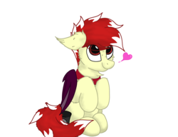 Size: 3904x3000 | Tagged: safe, artist:aaathebap, oc, oc only, oc:aaaaaaaaaaa, bat pony, pony, bat pony oc, cute, heart, high res, male, simple background, solo, transparent background