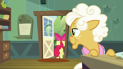 Size: 1280x720 | Tagged: safe, screencap, apple bloom, goldie delicious, earth pony, pony, g4, going to seed