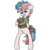 Size: 5000x5000 | Tagged: safe, artist:frowfrow, oc, oc:dr.miles, pony, unicorn, artificial hands, bipedal, cheek fluff, clothes, heterochromia, solo