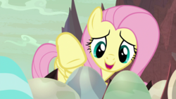 Size: 1920x1080 | Tagged: safe, screencap, fluttershy, pegasus, pony, g4, sweet and smoky, cute, dragon egg, egg, female, mare, shyabetes, solo