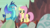 Size: 1920x1080 | Tagged: safe, screencap, fluttershy, princess ember, dragon, pegasus, pony, g4, sweet and smoky, dragon egg, dragoness, duo, female, mare, raised hoof