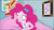 Size: 1280x720 | Tagged: safe, screencap, pinkie pie, blizzard or bust, equestria girls, equestria girls specials, g4, my little pony equestria girls: better together, my little pony equestria girls: holidays unwrapped, bags under eyes, female, geode of sugar bombs, magical geodes, plusplus, shrunken pupils, solo