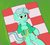 Size: 2048x1862 | Tagged: safe, artist:null serene, artist:nullserene, lyra heartstrings, pony, g4, blanket, lying down, lyre, musical instrument