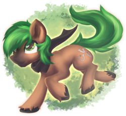 Size: 1800x1649 | Tagged: safe, artist:tiothebeetle, oc, oc only, oc:jaeger sylva, earth pony, pony, clothes, commission, cutie mark, looking up, male, scarf, simple background, smiling, stallion, trotting, unshorn fetlocks