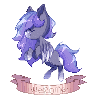Size: 200x200 | Tagged: safe, artist:yamikonek0, oc, pegasus, pony, animated, gif, icon, pixel art, ych example, ych result