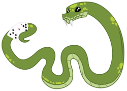 Size: 2097x1500 | Tagged: safe, artist:sketchmcreations, antoine, snake, g4, she talks to angel, animal, male, playing card, simple background, solo, tail hold, transparent background, vector