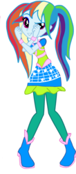 Size: 803x1832 | Tagged: safe, artist:gouhlsrule, artist:marihht, artist:princesssnowofc, rainbow dash, fairy, human, equestria girls, g4, alternate hairstyle, barely eqg related, base used, boots, clothes, cosmix, crossover, female, hairstyle, leggings, pigtails, rainbow s.r.l, shoes, solo, winx, winx club, winxified