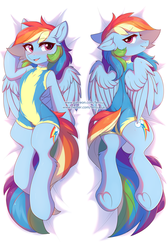 Size: 2026x3013 | Tagged: safe, artist:fensu-san, rainbow dash, pegasus, semi-anthro, g4, adorasexy, arm hooves, blushing, body pillow, body pillow design, butt, clothes, cute, female, high res, leotard, looking at you, looking back, looking back at you, mare, plot, sexy, simple background, solo, stupid sexy rainbow dash, sweat, underhoof, uniform, white background, wonderbolt trainee uniform, wonderbolts uniform