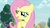 Size: 1920x1080 | Tagged: safe, screencap, angel bunny, fluttershy, pony, g4, she talks to angel, body swap, female, mare, narrowed eyes, solo