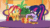 Size: 800x450 | Tagged: safe, screencap, sci-twi, sunset shimmer, twilight sparkle, parrot, equestria girls, equestria girls series, g4, holidays unwrapped, spoiler:eqg series (season 2), animated, arm around back, chair, female, geode of empathy, geode of telekinesis, gif, glasses, hand on shoulder, hug, laughing, magical geodes, photo, plushie, plusplus, present, pulling, shipping fuel, shopping mall, smiling, table