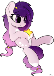 Size: 1514x2133 | Tagged: safe, artist:av-4, artist:avastin4, oc, oc only, oc:andromeda, earth pony, pony, female, gradient mane, mare, pale belly, simple background, solo, transparent background, white outline