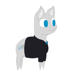 Size: 1000x1000 | Tagged: safe, artist:shoophoerse, oc, oc only, earth pony, pony, business suit, clothes, simple background, solo, suit, white background