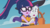 Size: 852x479 | Tagged: safe, screencap, rarity, sci-twi, twilight sparkle, equestria girls, g4, my little pony equestria girls: better together, the salty sails, boat, clothes, duo, duo female, embrace, fear hug, female, glasses, hat, hug, lifejacket, scared, shrunken pupils, sun hat, swimsuit