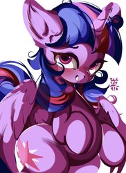 Size: 1461x2005 | Tagged: safe, artist:tohupo, twilight sparkle, alicorn, pony, g4, female, looking at you, mare, solo, twilight sparkle (alicorn)