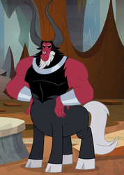 Size: 721x1012 | Tagged: safe, screencap, lord tirek, centaur, g4, the ending of the end, leak, antagonist, cloven hooves, colored hooves, cropped, male, nose piercing, nose ring, piercing, septum piercing, solo
