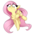 Size: 2801x2746 | Tagged: safe, artist:nekosnicker, fluttershy, pegasus, pony, g4, :>, chest fluff, cute, female, floppy ears, folded wings, high res, mare, shyabetes, simple background, solo, three quarter view, transparent background, wings