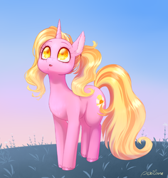 Size: 2514x2658 | Tagged: safe, artist:perilune, luster dawn, pony, unicorn, g4, the last problem, cute, ear fluff, female, high res, lusterbetes, mare, solo