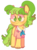 Size: 500x669 | Tagged: safe, artist:pinkiespresent, chickadee, ms. peachbottom, earth pony, pony, g4, games ponies play, chest fluff, cute, female, mare, no pupils, peachabetes, simple background, solo, transparent background, unshorn fetlocks