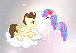 Size: 1072x745 | Tagged: safe, artist:mymtwiceofficial, pound cake, princess flurry heart, pony, g4, female, male, older, older flurry heart, older pound cake, ship:poundflurry, shipping, straight